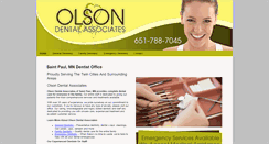 Desktop Screenshot of olsondentalassociates.com